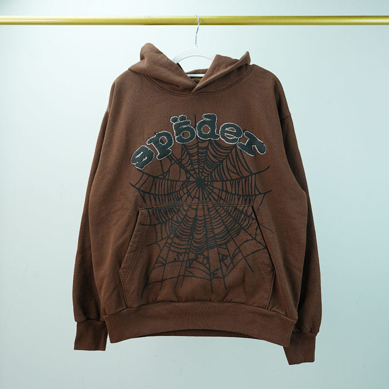 SP5DER BROWN Hoodie