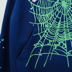 Sp5der OG Web Hoodie Navy