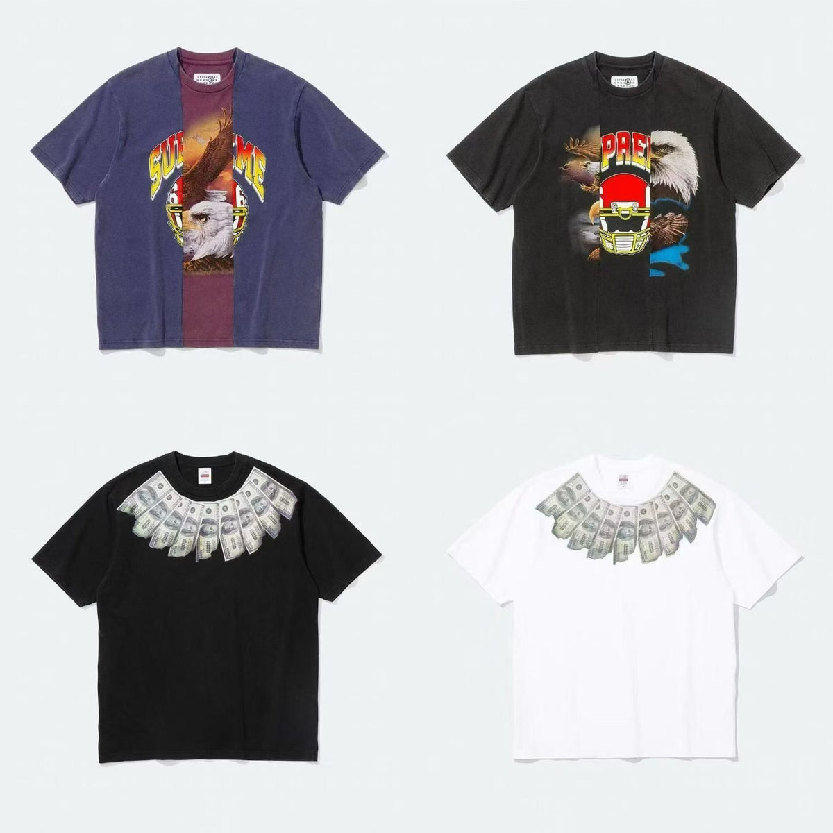 Supreme Banknote Collar T-Shirt