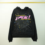 Sp5der P*NK Hoodie Black