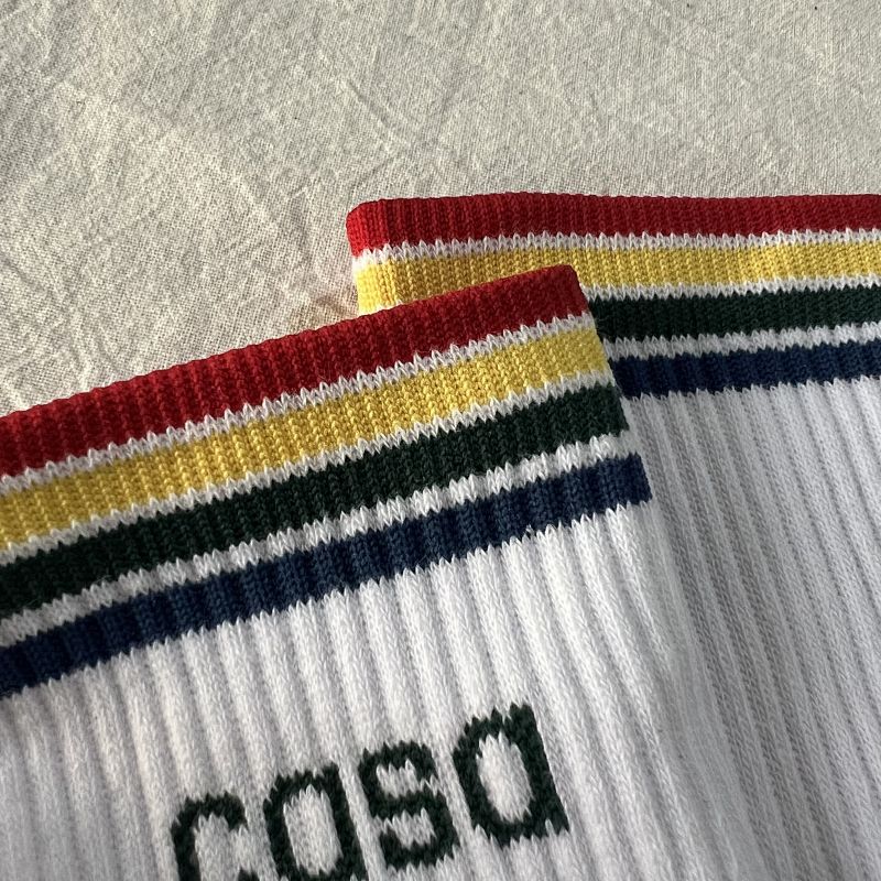 Casa Sport Striped Crew Socks