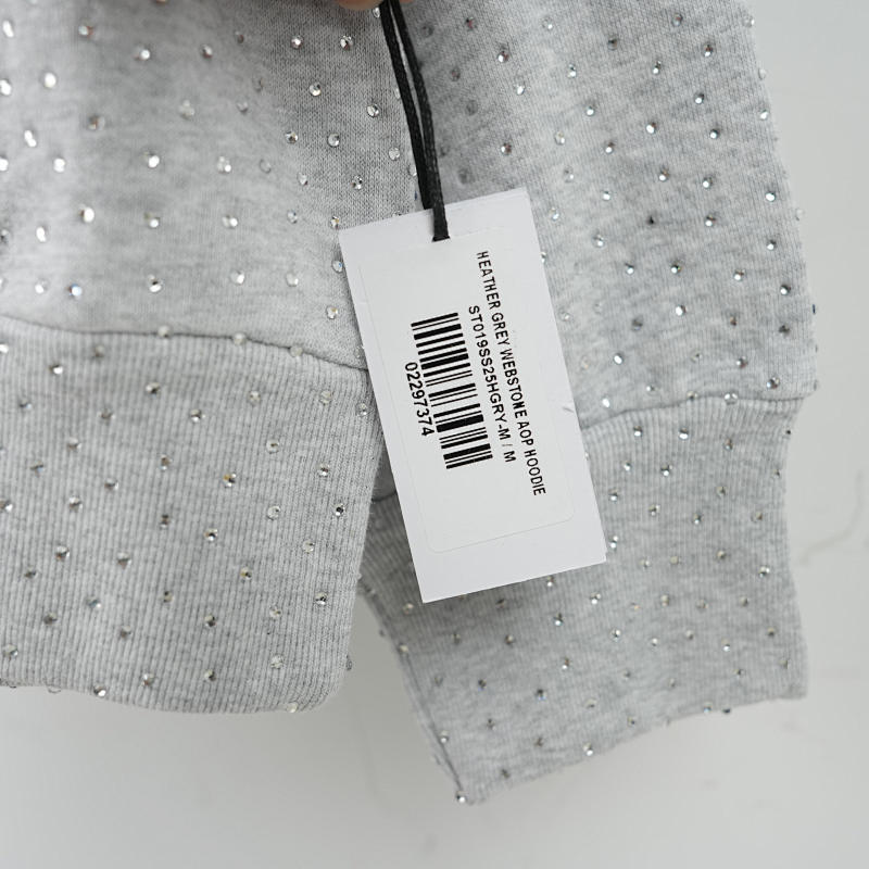 Sp5Der Vvs Hoodie Heather Grey