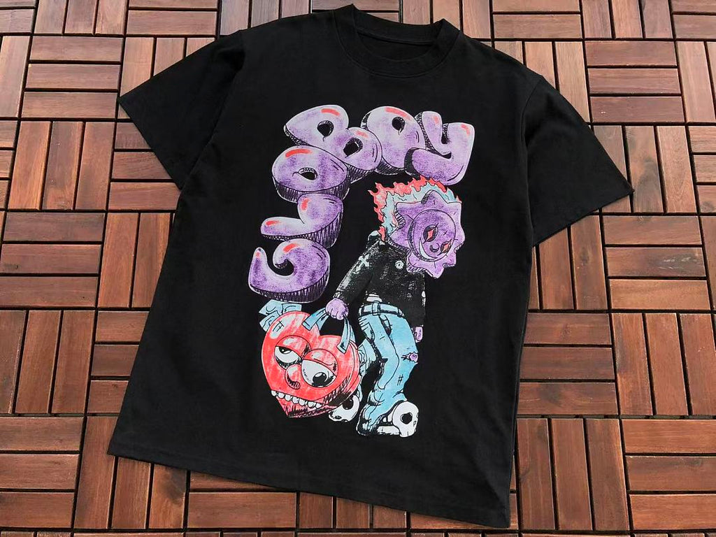 Purple Graphic Vintage T-Shirt
