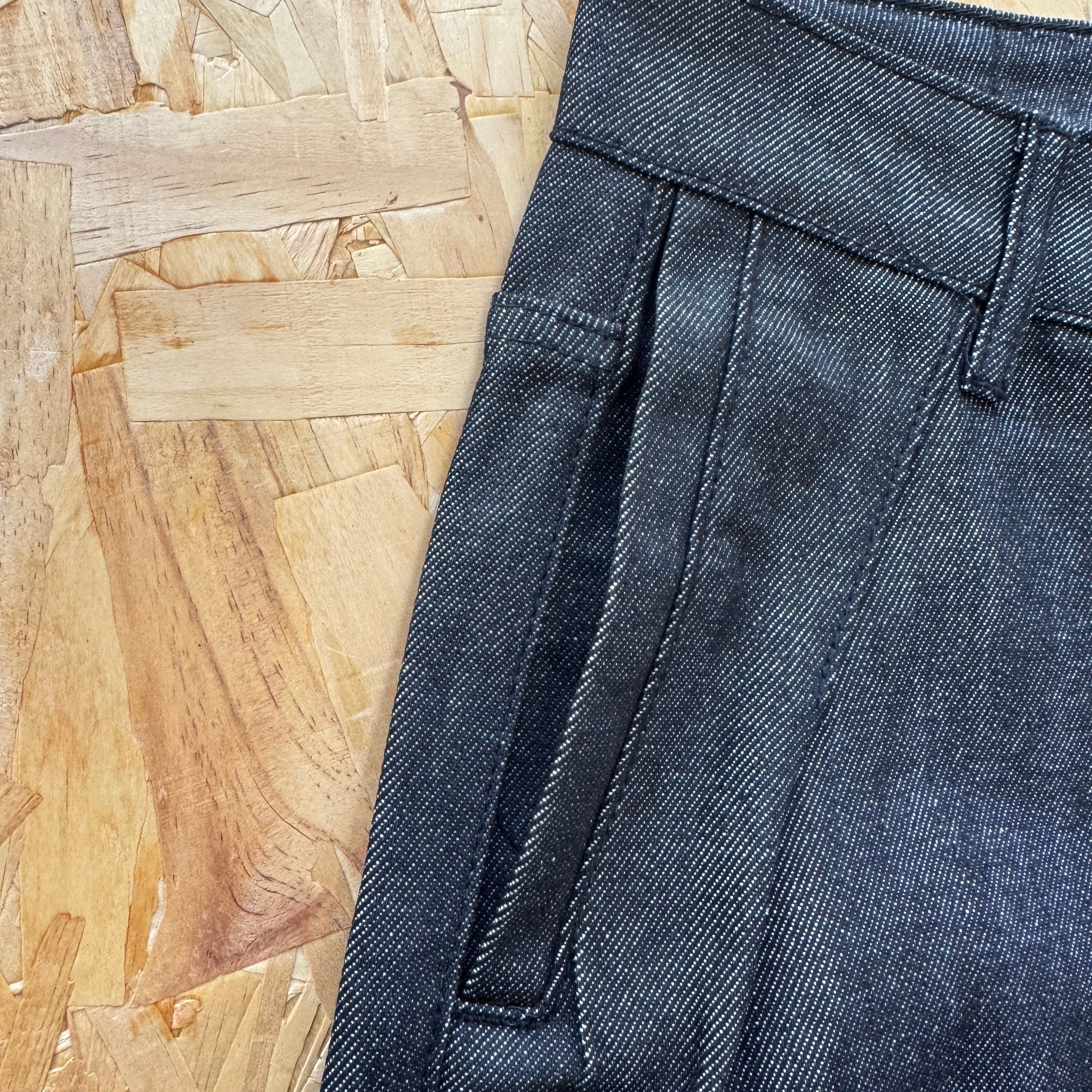 Derschutze Blossom Selvedge Shorts - Dark Denim