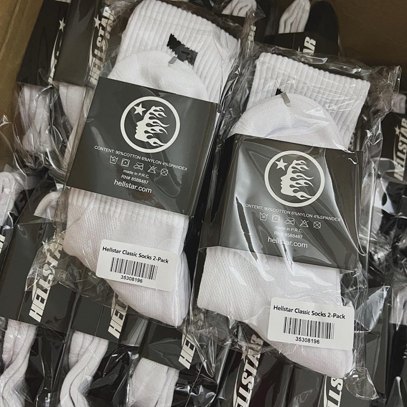 Premium Socks - Black/White