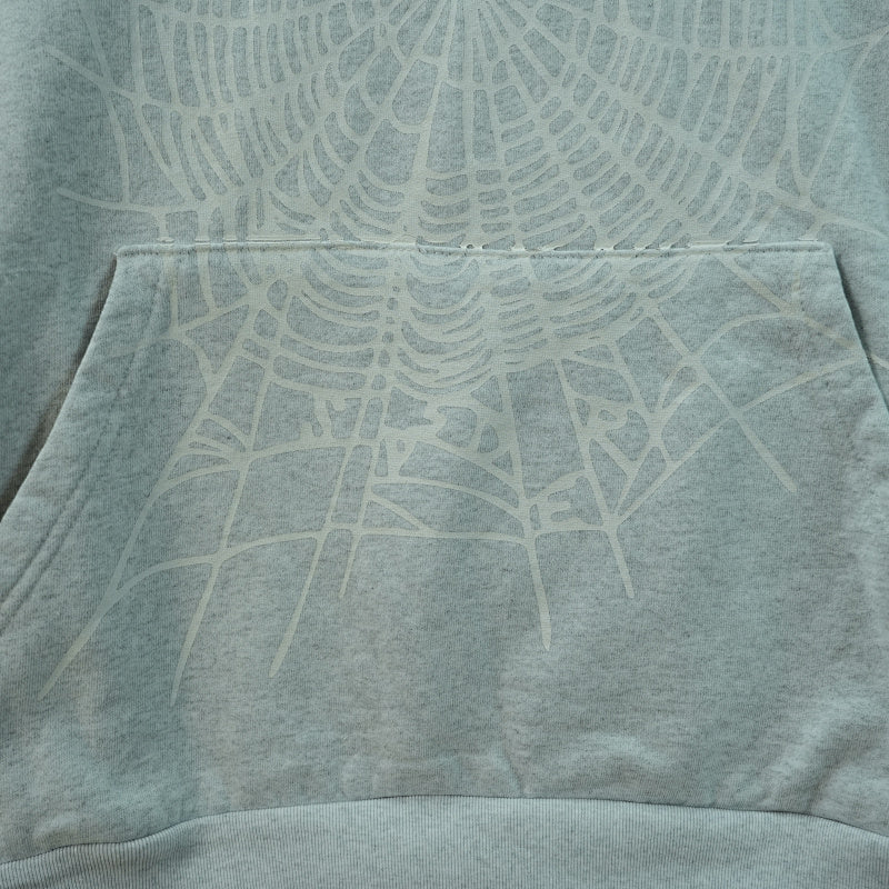 Sp5der Arach NY Phobia Hoodie Ash Grey