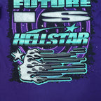 Hellstar Goggles T-Shirt Purple