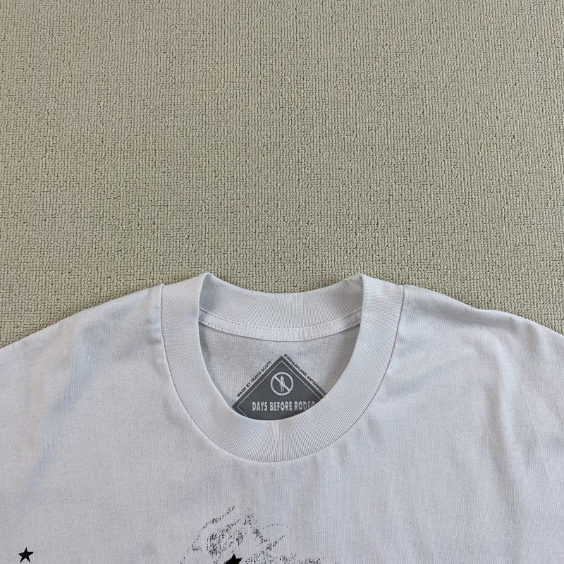 Travis Scott Cactus Jackx Sp5der Days Before Rodeo II Tee White
