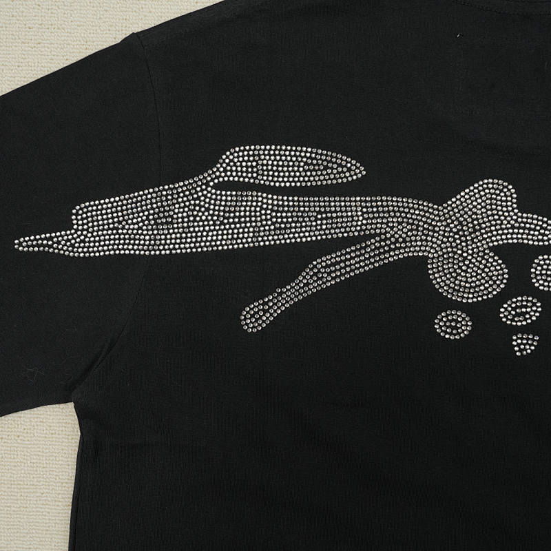 Sp5Dertm Rhinestone Tee Black