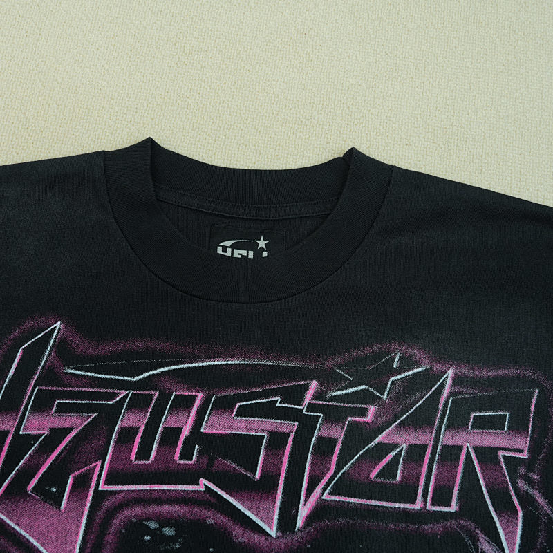 Hellstar The Future T-Shirt Black/Pink