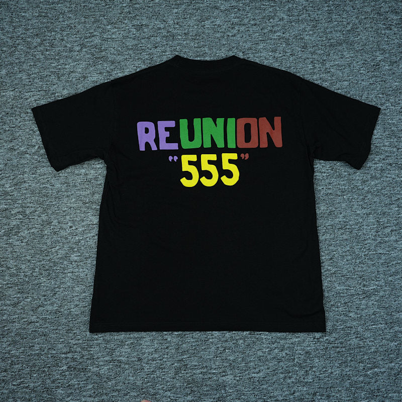 Sp5Der Oversized Reunion Tee Black