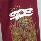Sp5Der Logo Sweatpant Maroon