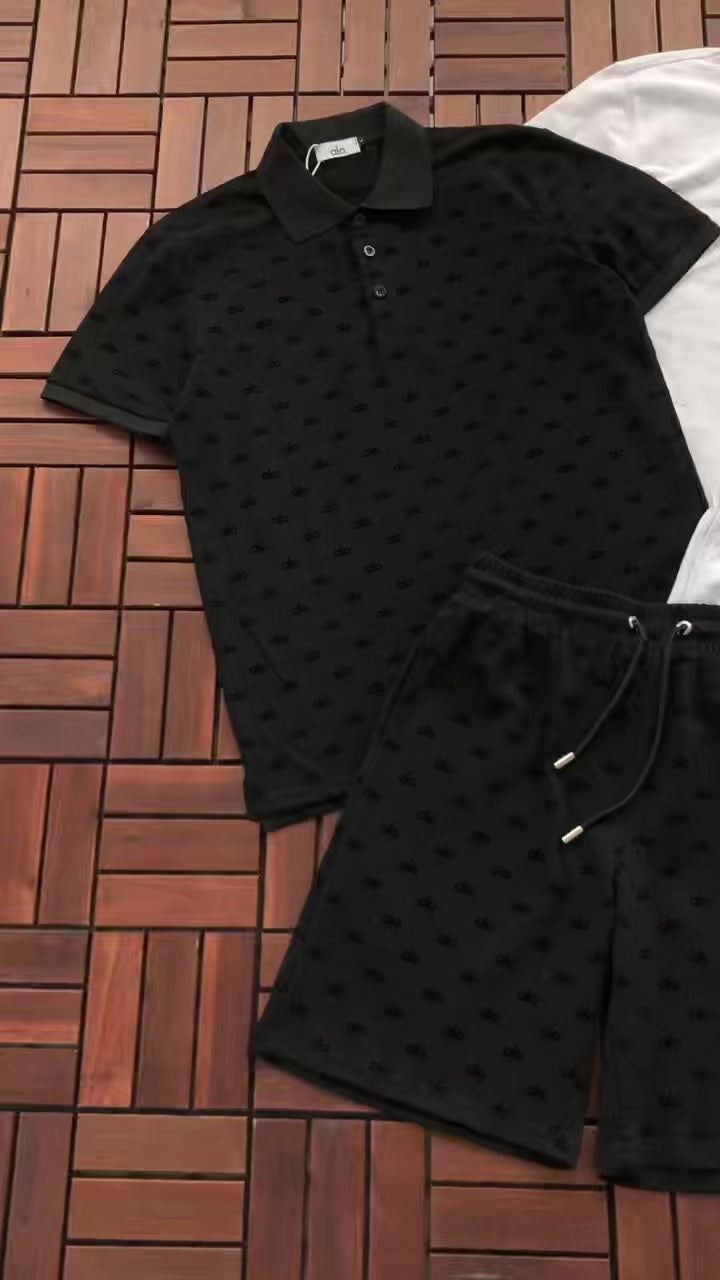 Alo Yoga Tee & Shorts Set