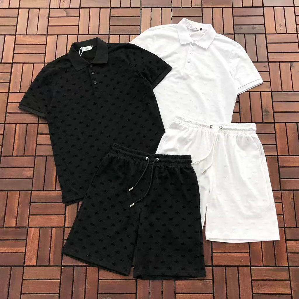 Alo Yoga Tee & Shorts Set