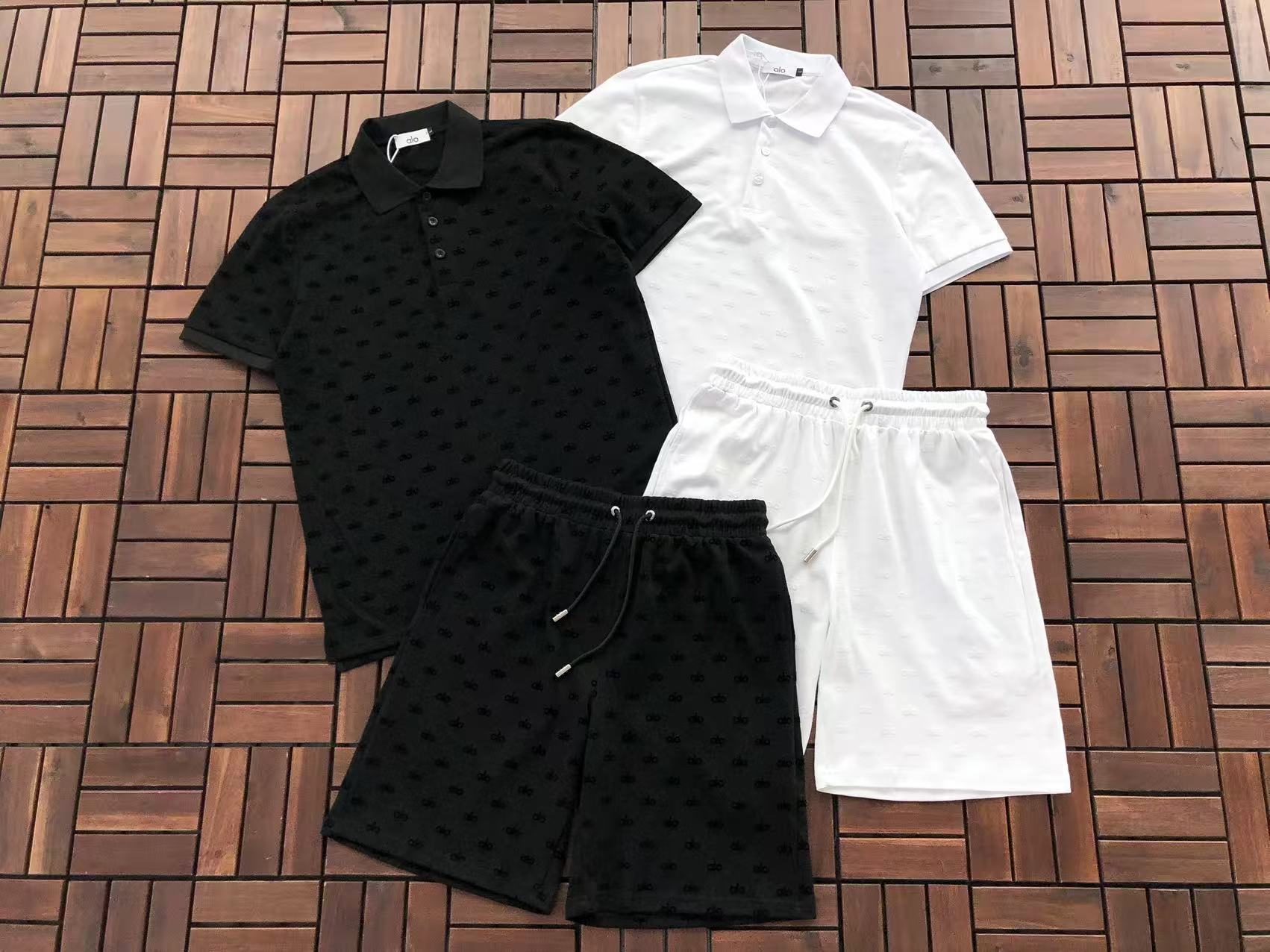 Alo Yoga Tee & Shorts Set