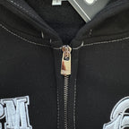 Zip Hoodie - Black