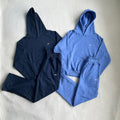 6PM Tracksuit Navy Blue/Sky Blue
