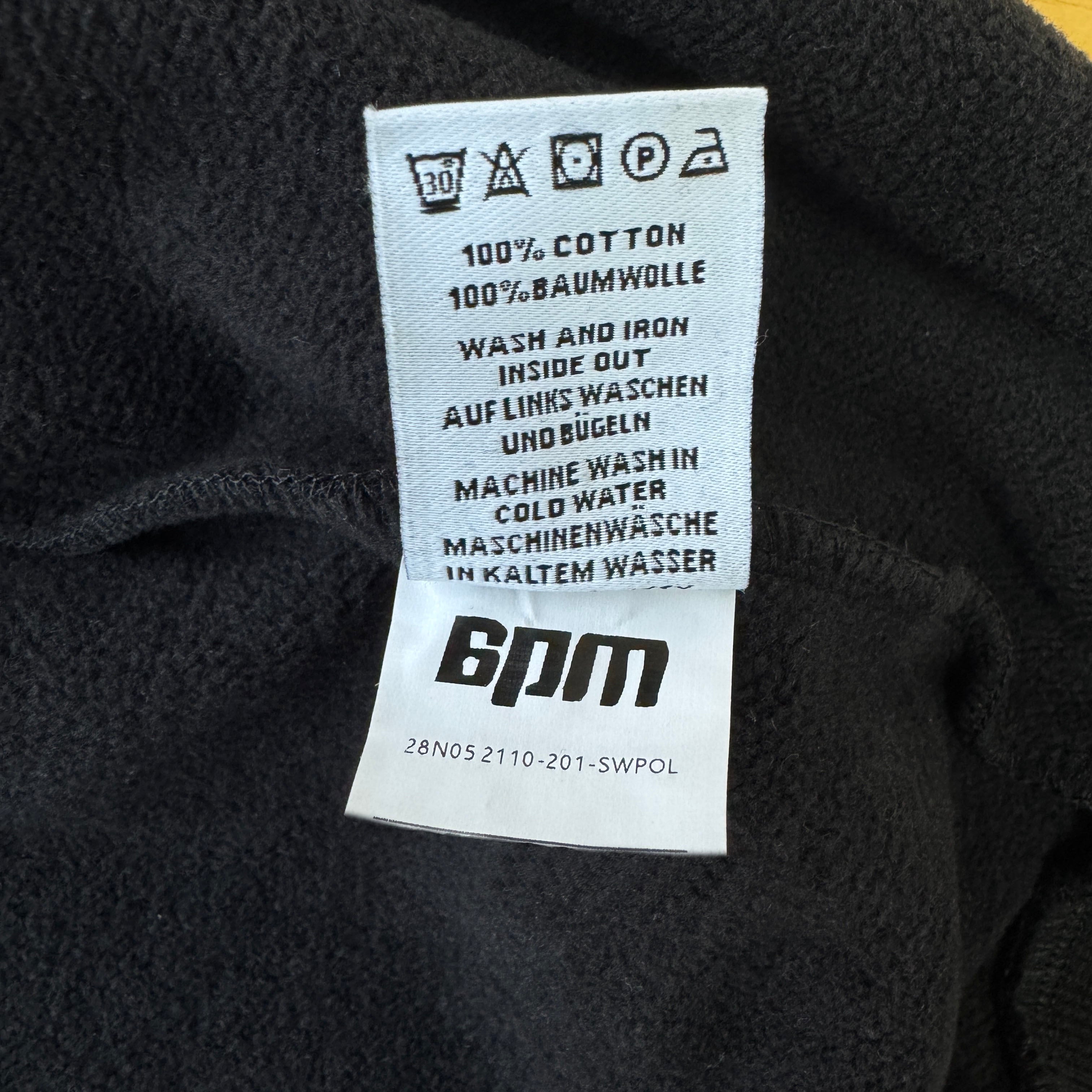 Zip Hoodie - Black